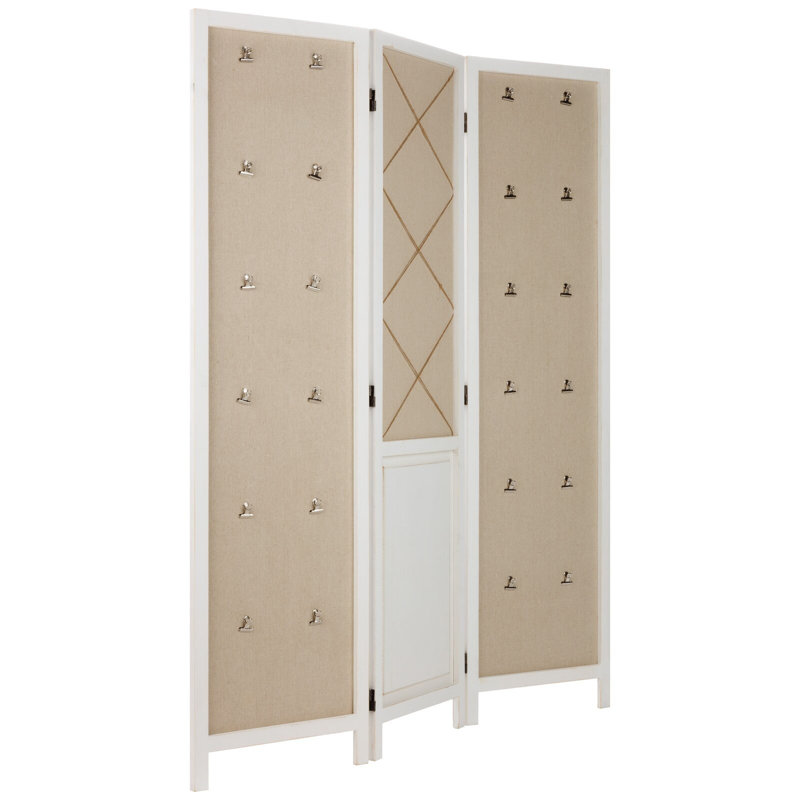 Cloison pliante 3 panneaux l 49,5 "x H 60,7" Rocray