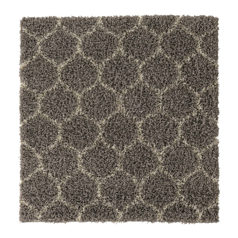 Geometric Indoor Rug, Square 4'