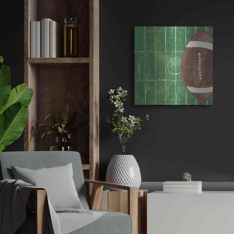 Lark Manor ™ «On the Field I» par Courtney Prahl, art mural en métal, H 24 po x l 24 po