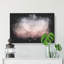 Airplane Passing The Moon - Wrapped Canvas-56643891