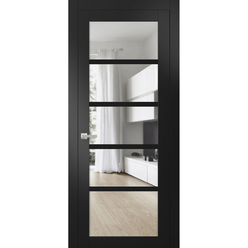 Porte standard en bois massif Quadro, 18 po x 84 po