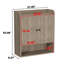 Armoire de salle de bain murale l 21,85 po x H 26 po Dorset, armoire de rangement pour salle de bain avec deux portes, tablettes réglables, tablette ouverte-584826306