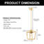 Luminaire suspendu 1 lumière à intensité variable-1620224987