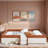 Upholstered Daybed Frame With Fence And Stairs-201444677