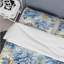 Ensemble de housse de couette blanc et bleu Damask Breeze I - Damask-1015005402