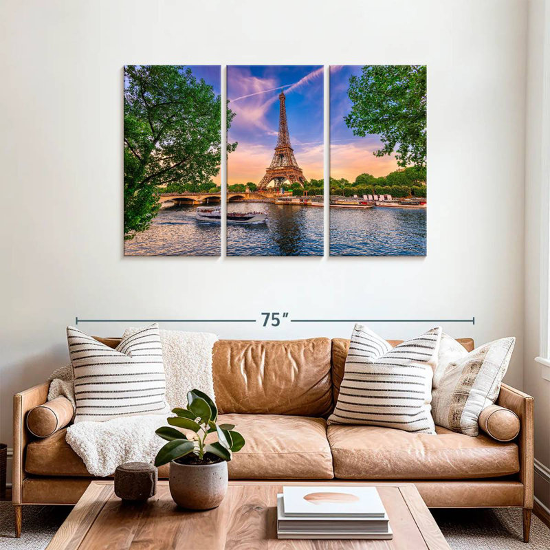 Sebbie Paris Eiffel Tower, 36" H x 57" W