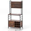 Étagère de boulanger 67 po avec cabinet de prise de courant et crochets en forme de S-971656646