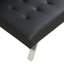 Canapé-lit futon noir avec lit simple