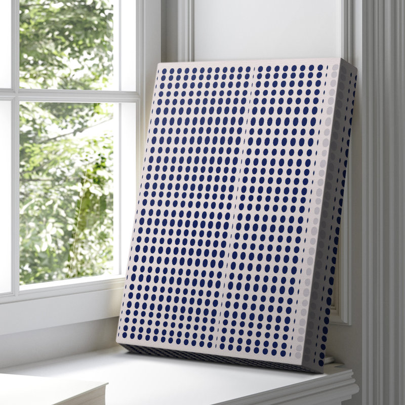 Toile tendue avec châssis abstrait CDLV, H 36 po x l 24 po