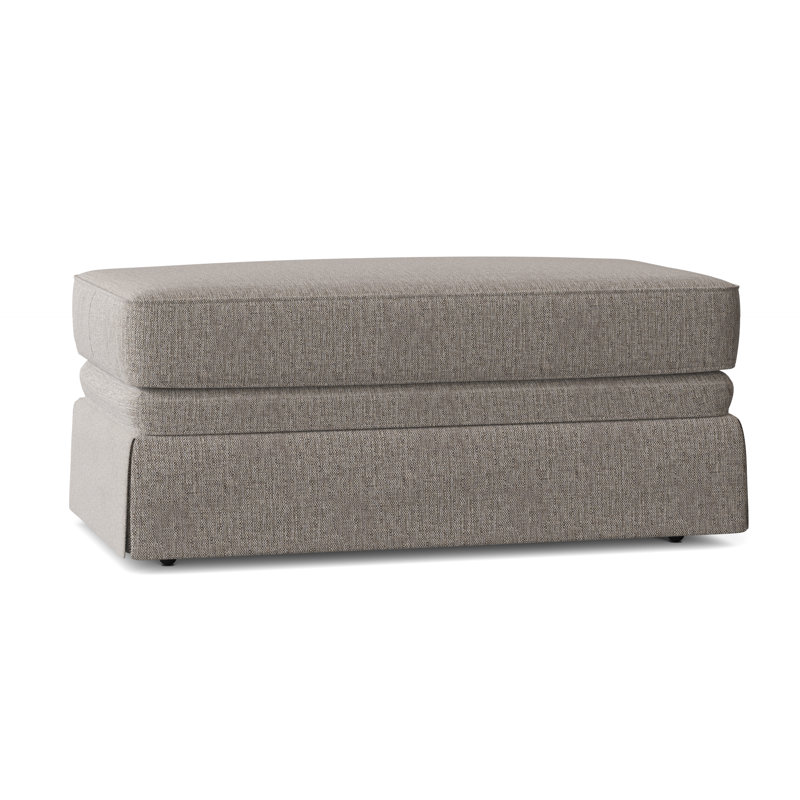Repose-pieds rectangulaire 45 po Atterbury, Tissage natté brindille Drusky Sustain®