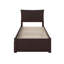 Lit plateforme en bois massif avec pied de lit et gigogne Flagg-1555111716-1555111717