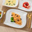 24 Piece Porcelain China Dinnerware Set - Service for 6 