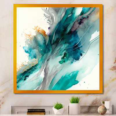 " Celebrations In Turquoise Shades Of Blue V "