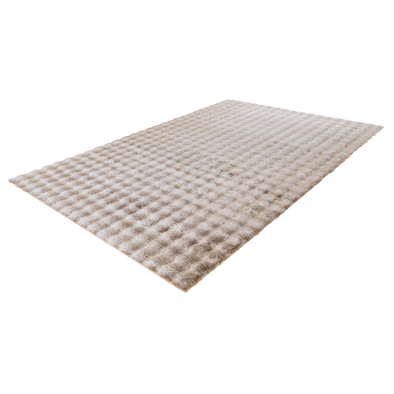 Montaz Uni Hand Tufted Area Rug, Rectangular 120 x 170cm, Beige