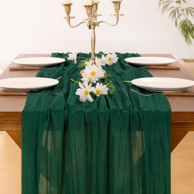 Chemin de table 5 pièces Cheesecloth Blue