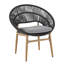Ensemble de 2 chaises d'extérieur en osier-452419363