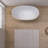 51.17"Freestanding Soaking Bathtub Solid Surface Small  Freestanding Tub