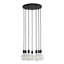 Phinney 7 - Light Black Cluster Pendant