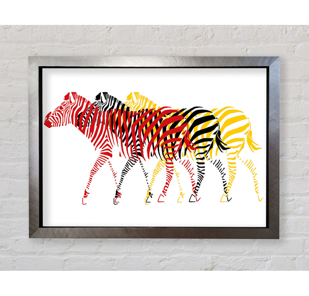 Pop Art Zebra 2 - Druck