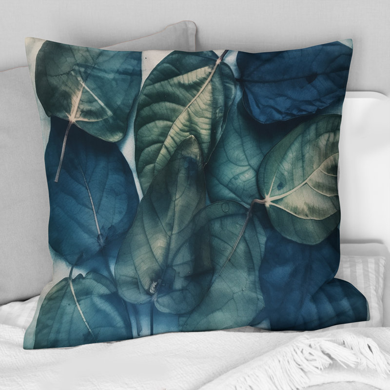Coussin décoratif rétro Botanicals