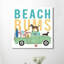 «Beach Bums Truck I carré», impression-25391076-25391083