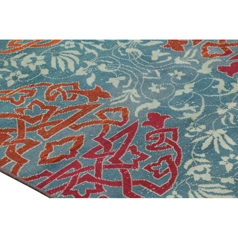 One-of-a-Kind 5'6”x6'9” Hand Knotted Area Rug