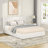 Boucle Upholstered Platform Bed with Wingback Headboard and Drawer Storage-2065935303-2065935302-2067079942