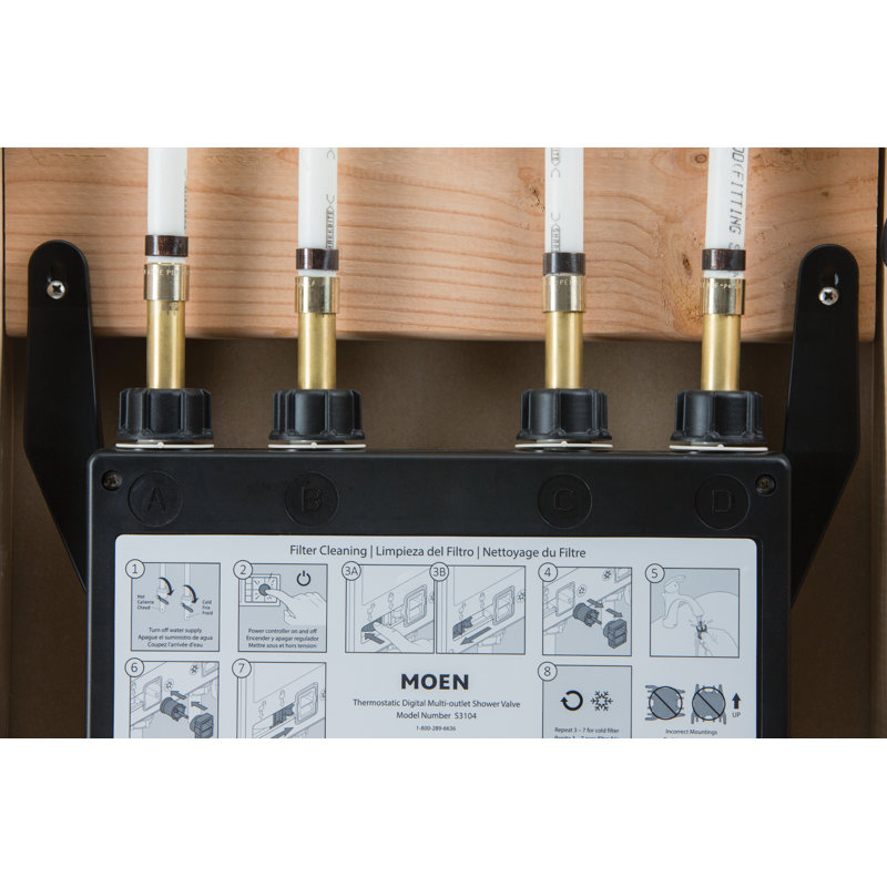 Smart Shower 4-Outlet Digital Thermostatic Shower Valve
