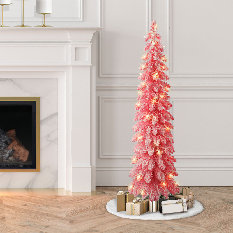 Arbre de Noël artificiel en polyéthylène avec lumières DEL 9 pi