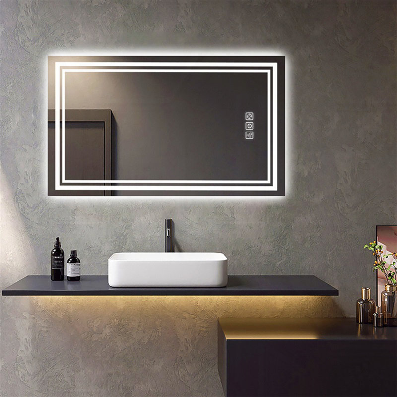 Miroir de salle de bain à DEL, 40 po x 24 po