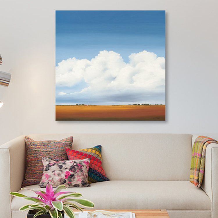 « clouds i », impression sur toile, H 48 po x l 48 po x P 1,5 po, Pas de tapis, Toile tendue