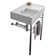 Scarabeo By Nameeks Teorema 17.32'' White Ceramic Rectangular Bathroom Sink with Overflow