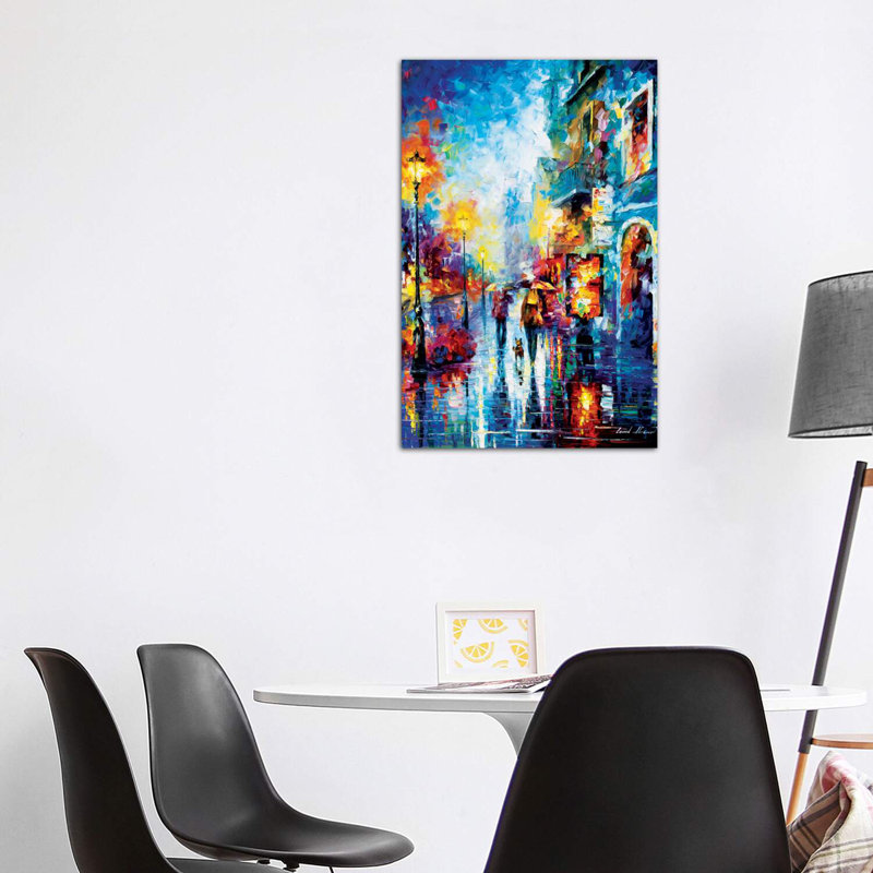 «Melody of Passion» par Leonid Afremov, reproduction d'art sur toile tendue, H 48 po x l 32 po x P 1,5 po, Toile tendue