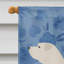 Caniche en polyester à 2 côtés 40 x 28 po standard welcome drapeau maison-957493108