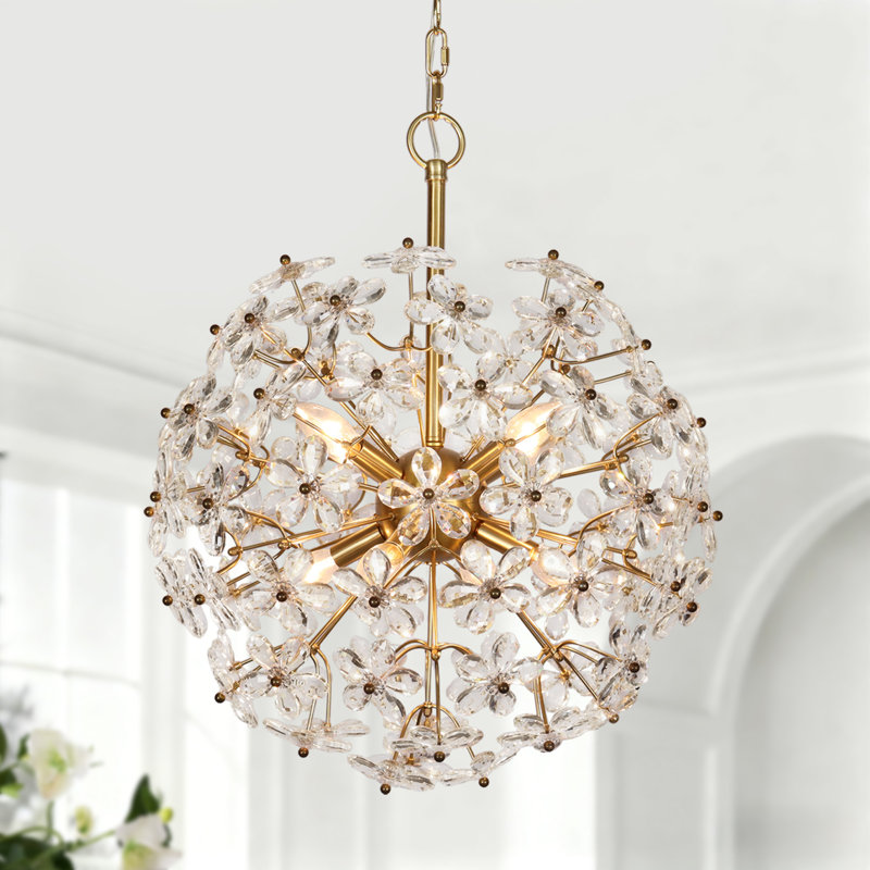Lustre en cristal 8 lumières Kethe