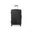 Ensemble de 7 valises en ABS léger et durable avec roulettes pivotantes, verrou TSA, (20/24/28), noir
