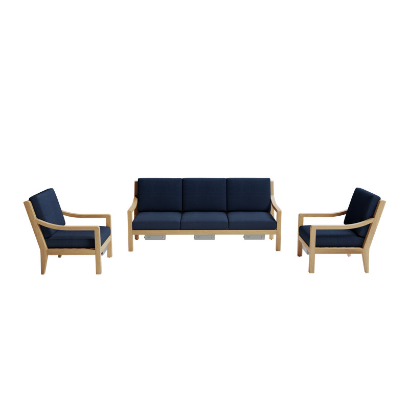 Solerno Heated Sofa Set, Indigo