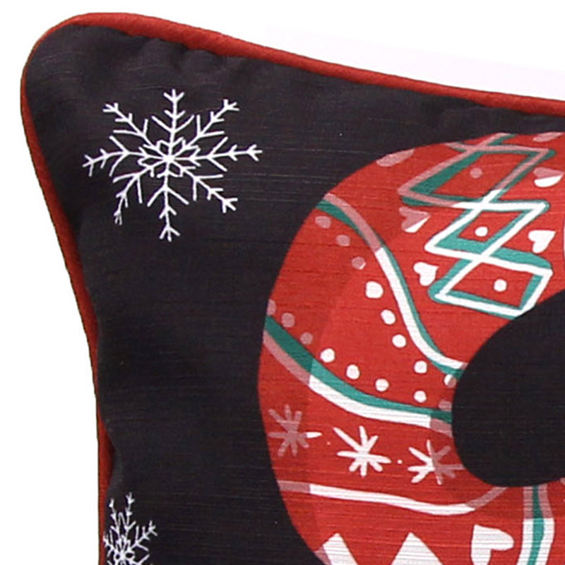 18" x 18" Indoor Throw Pillow, Gnome for Christmas