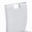 Set of 4 PU material bow-shaped dining chairs-115824334