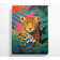 Cheetah Leaf Shadows - Wrapped Canvas Print