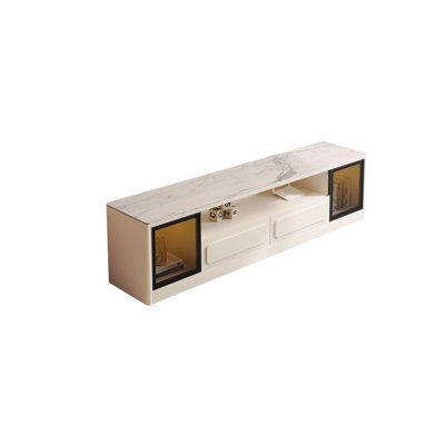 Cream style minimalist TV stand