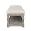 Banc de rangement rectangulaire 59 po Pangea Home Athena-51051175-32410001