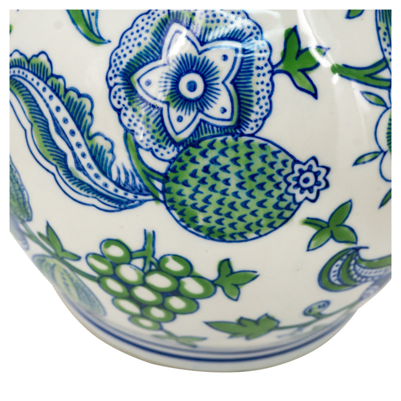 Vase en porcelaine D6.9x13.4 "