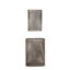 Ensemble de 2 paniers en métal/fils en maille décorative modern-30689923
