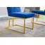 Chaise moderne en velours capitonnée-1723474454