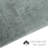 Spiceland Floral Polypropylene Area Rug in Solid Gray