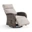 Esquer 59" Outdoor Wicker Poolside Reclining Swivel Single Chaise Lounge With Adjustable Recliner And Cushions-619011219