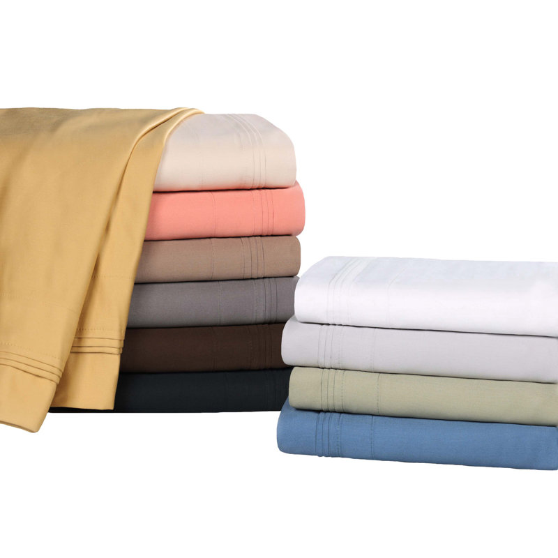 Certified Egyptian Cotton Deep Pocket Solid Luxury 1500 Thread Count Sheet Set, White, King Sheet Set