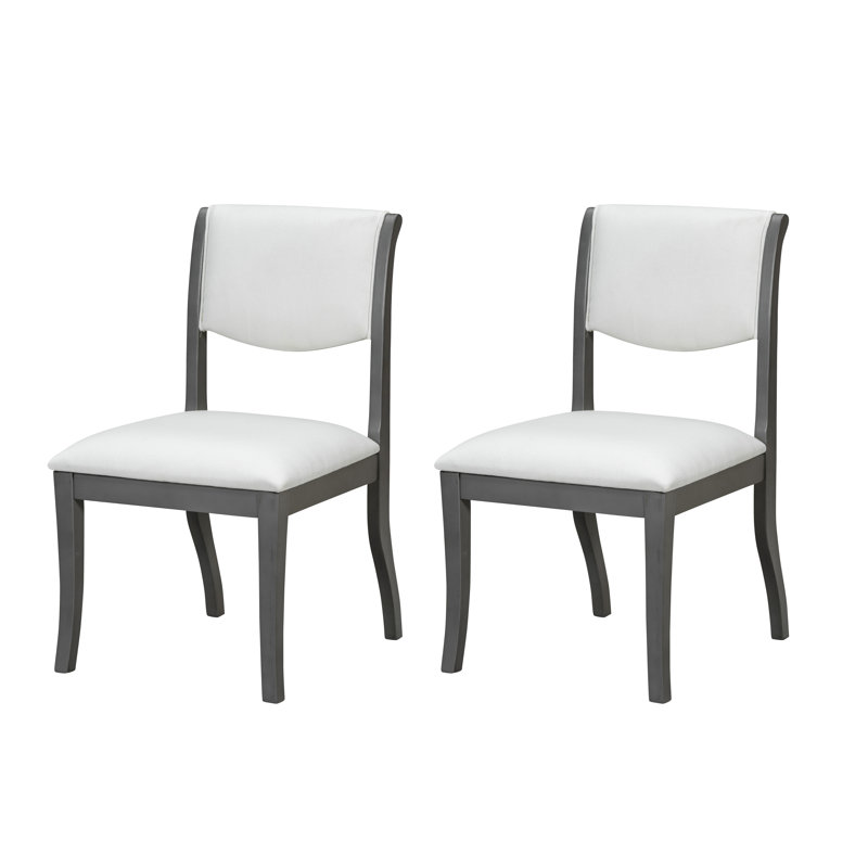 Chaises de salle à manger rembourrées Bodhi, Gris
