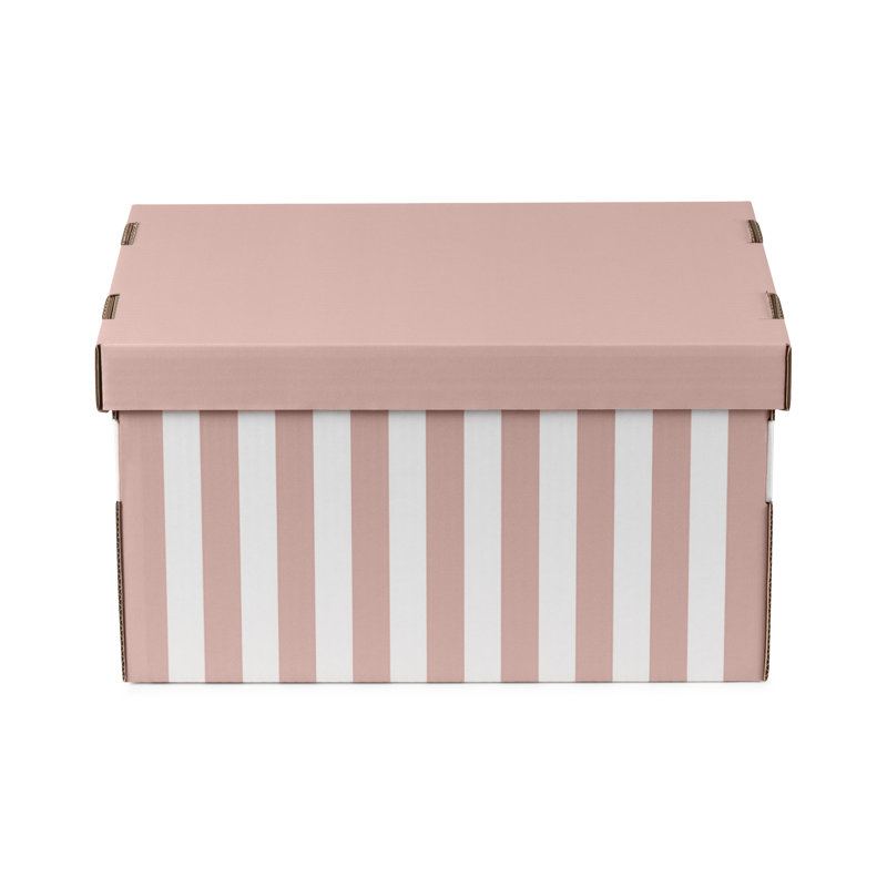 Breakwater Bay Decorative Bin, Pink